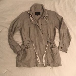 cinched waist jacket